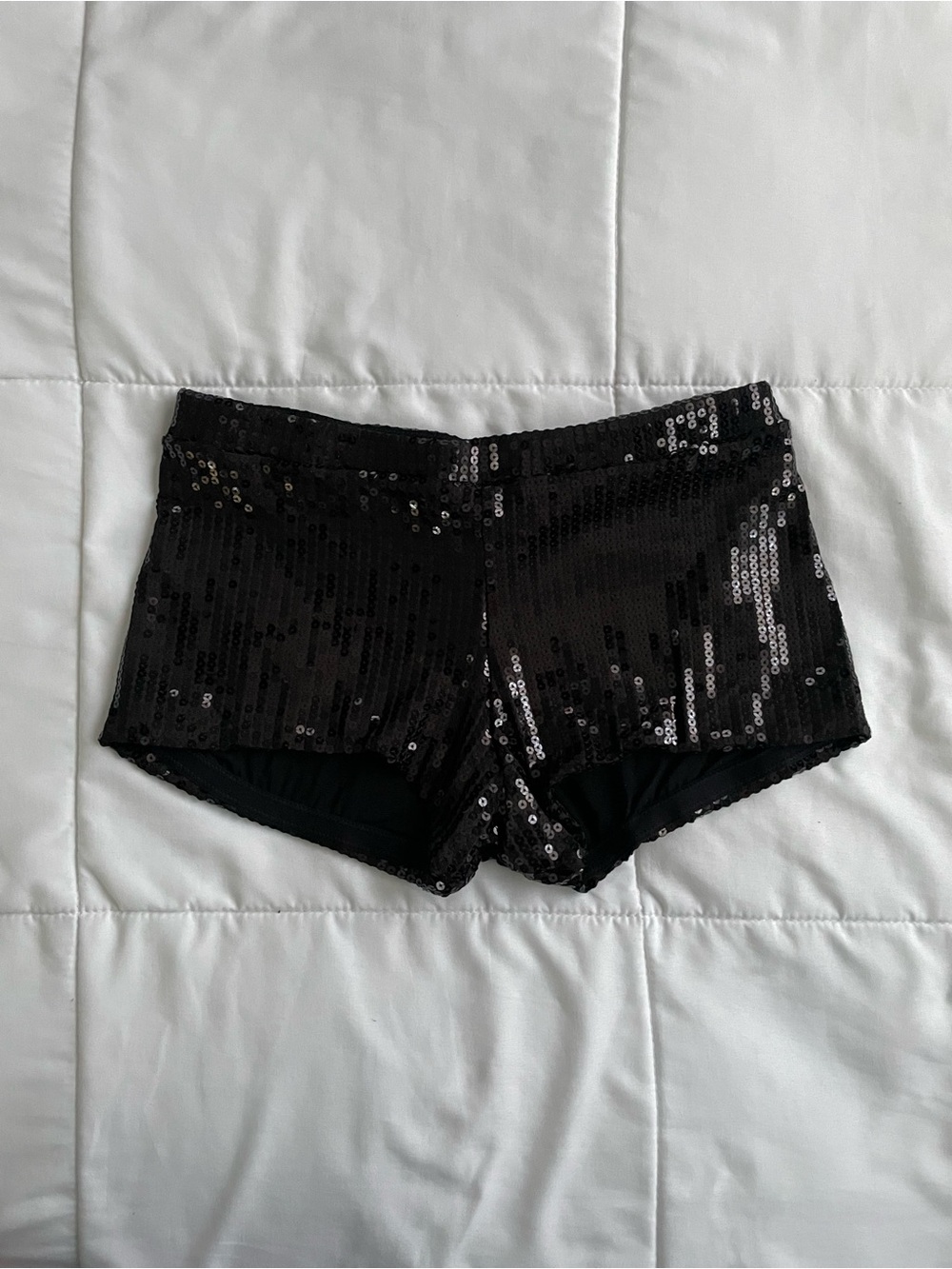 F21 Sequin Low-Rise Shorts